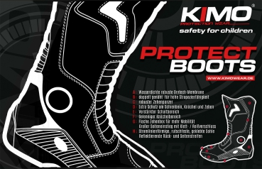 Preview: KIMO Kinder Motocross  Stiefel | Boots  White