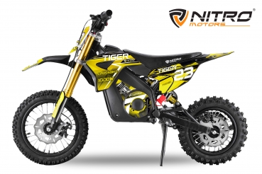 Nitro Motors Tiger Eco Dirtbike 1000W 36V 12/10 Zoll Elektro Crossbike E-Cross