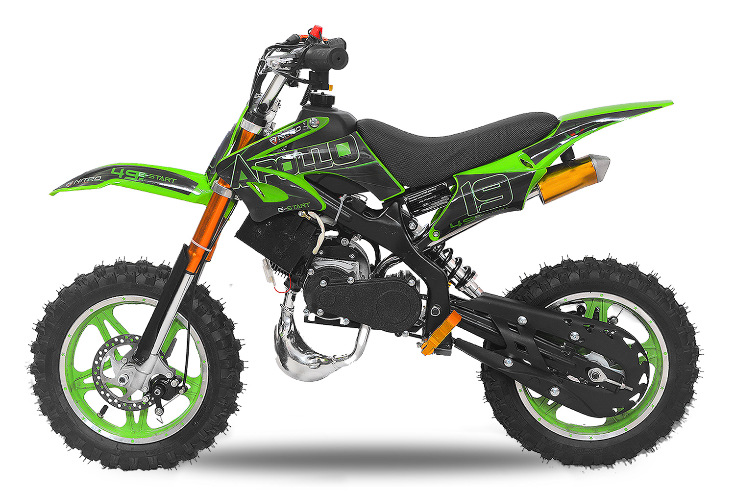 49cc Dirtbike Apollo E-Start | Croxx | Minibike | Racing | Pocket Bike