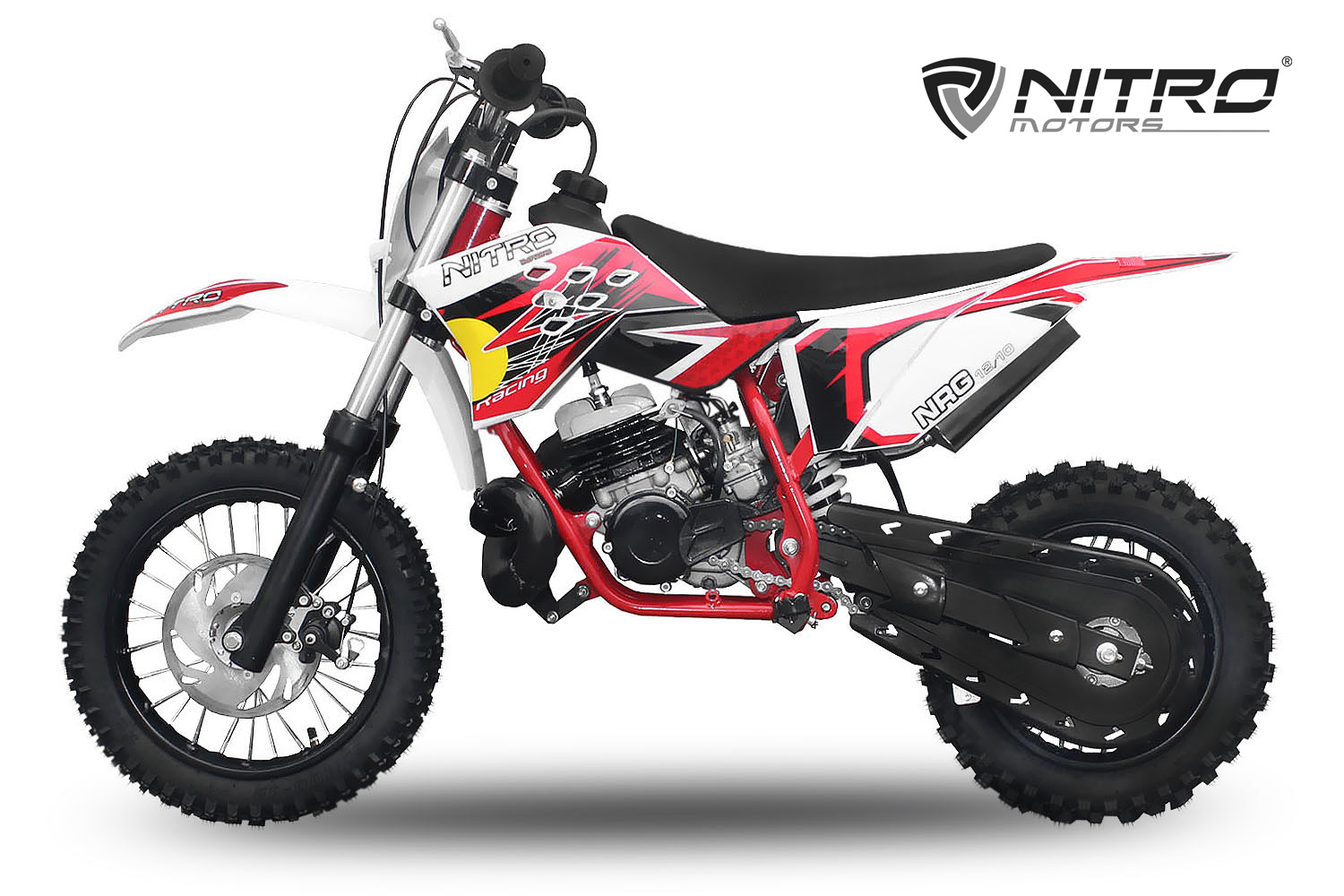 NITRO Motors 50cc NRG 50 12/10" 9PS 2Takt Cross Bike Enduro Pocket ccm
