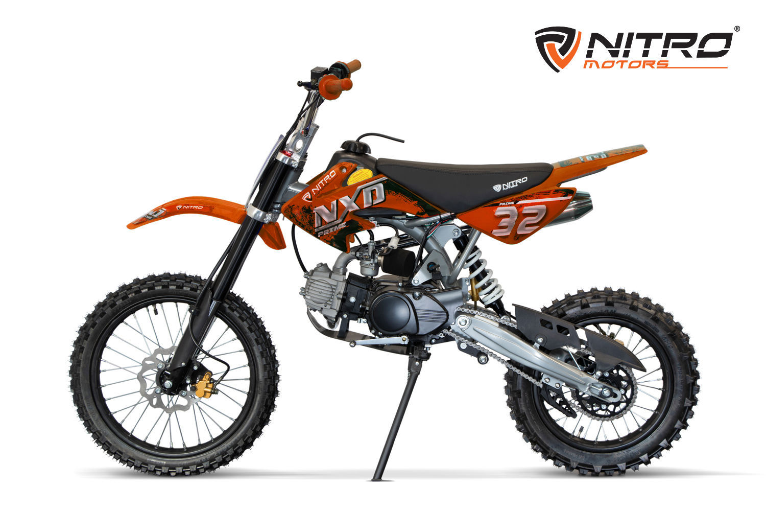 Menila Import Nitor Motors 125cc NXD Prime M17 Dirtbike 17 14 4 Gang Manuell Kickstarter Crossbike