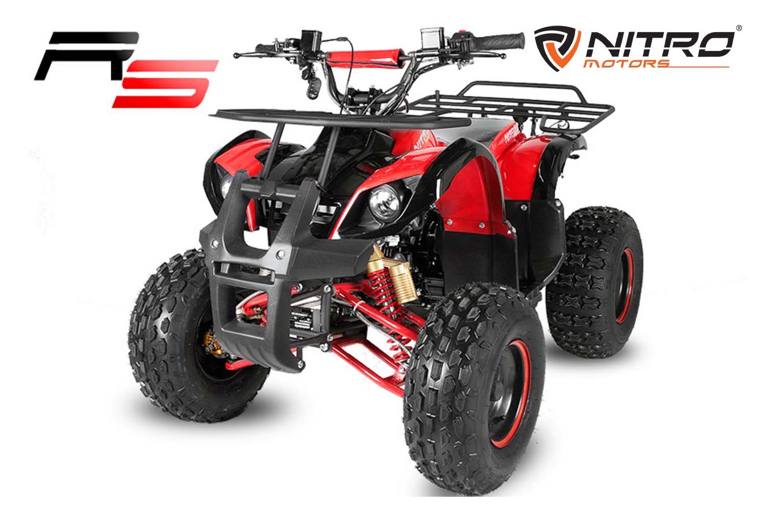 125cc Toronto 3G8 RS Kinderquad Quad Atv 8" 3-Gang Semi-Automatik + RG