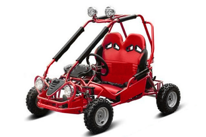 50cc mini Buggy (Little Buggy 50) 3,5 PS | 35 km/h Automatik 4-Takter rot