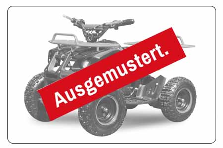 1000W Elektro Quad Torino 36V 7" 3 Stufen Drossel Kinderquad Lithium