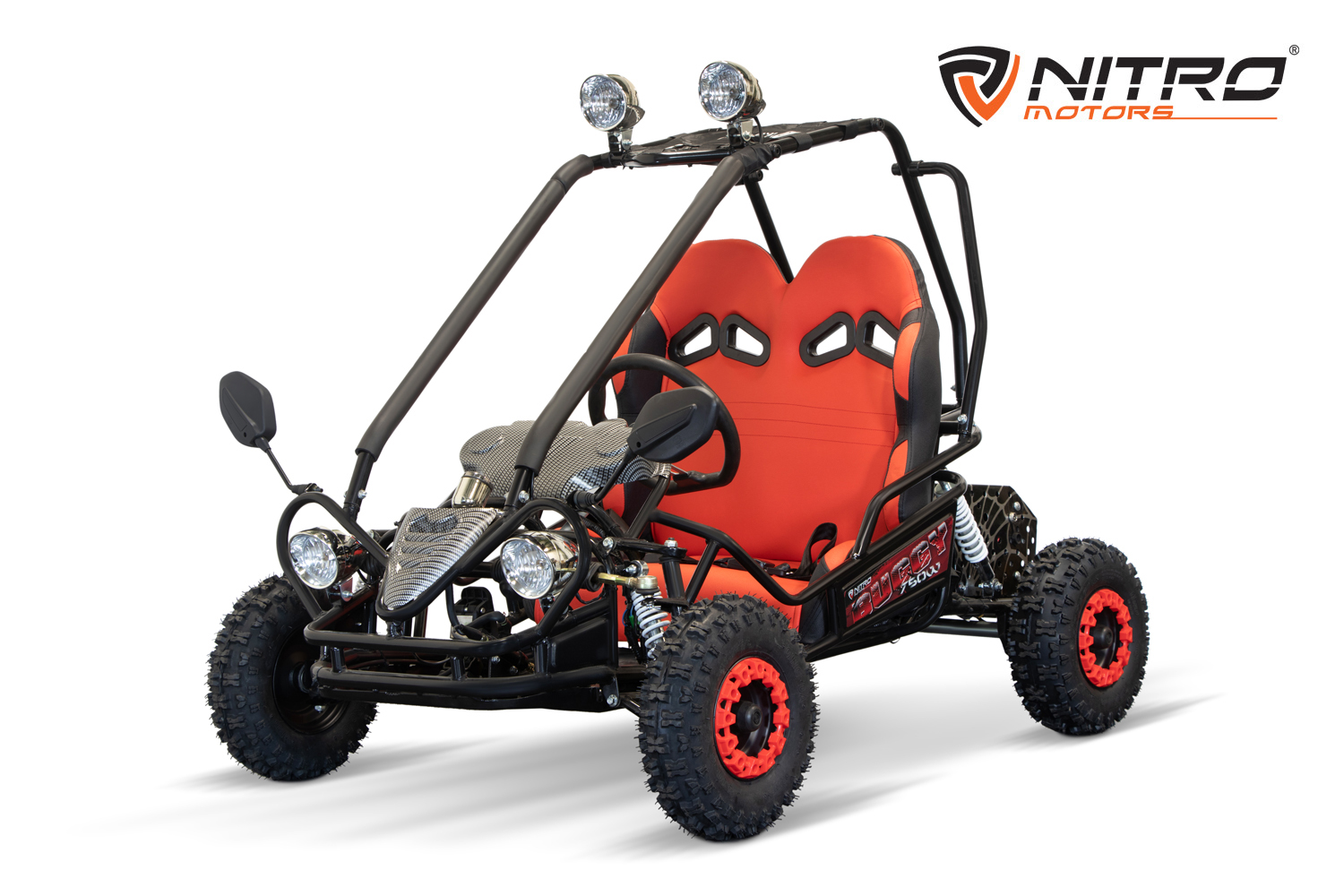 750Watt 60V Elektro Buggy 6Zoll Offroad Kinderbuggy Zusatzscheinwerfer