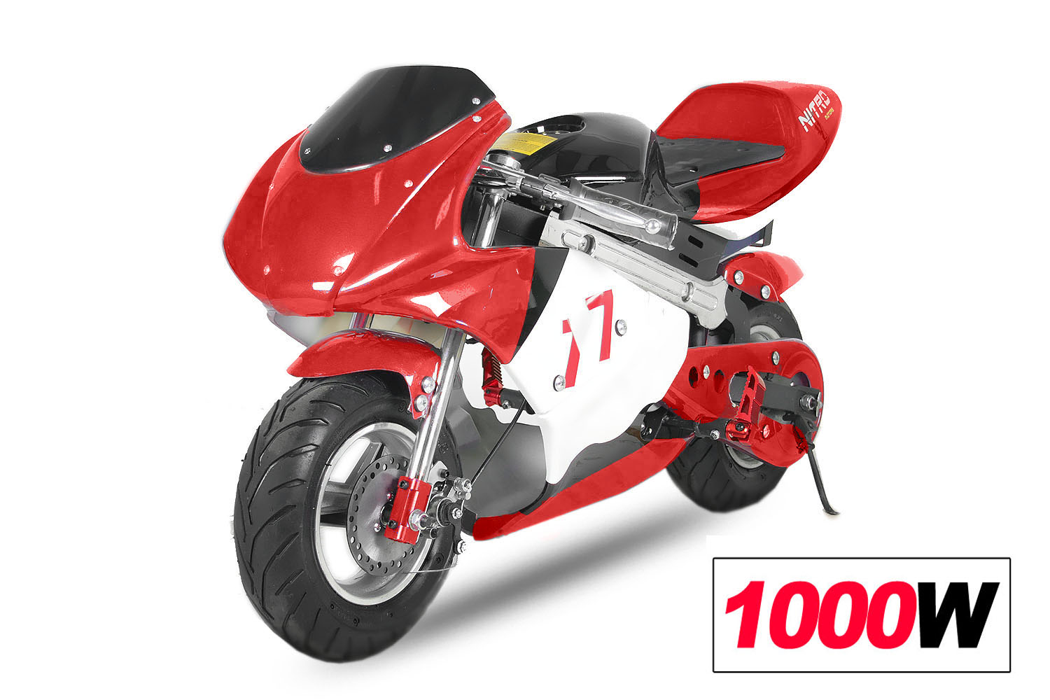 Nitro Motors 1000W Elektro Pocketbike Mini Cross Minibike Racing Pocket