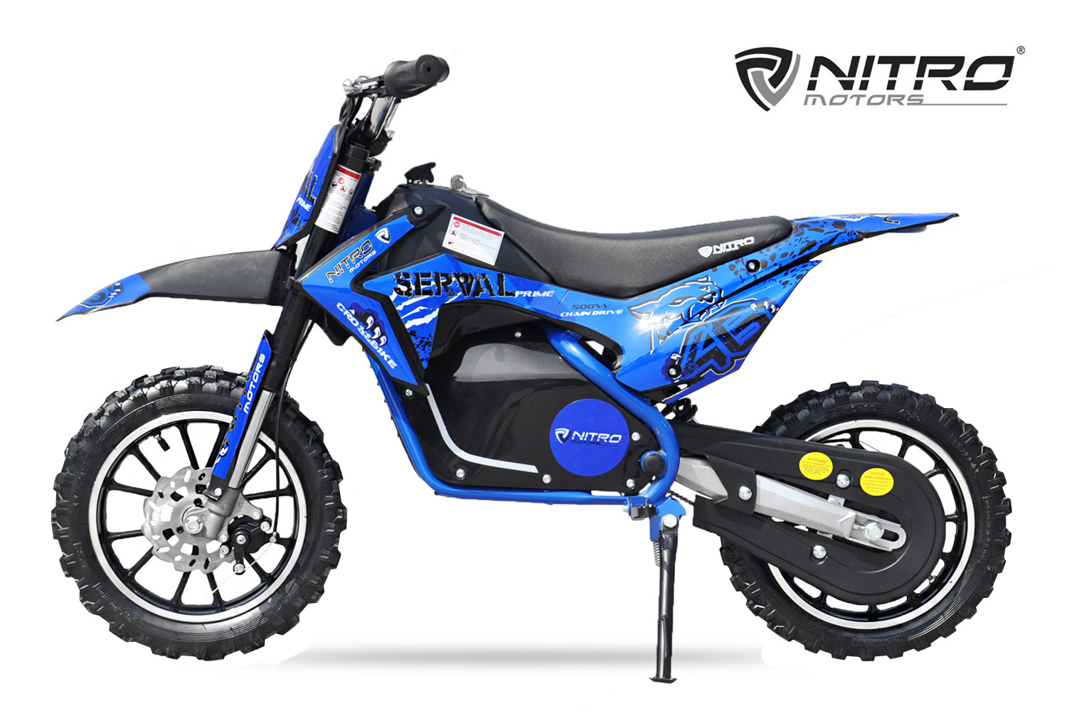 NITRO MOTORS 500W Elektro mini Kinder Bike Serval PRM 10" Dirtbike E-Cross