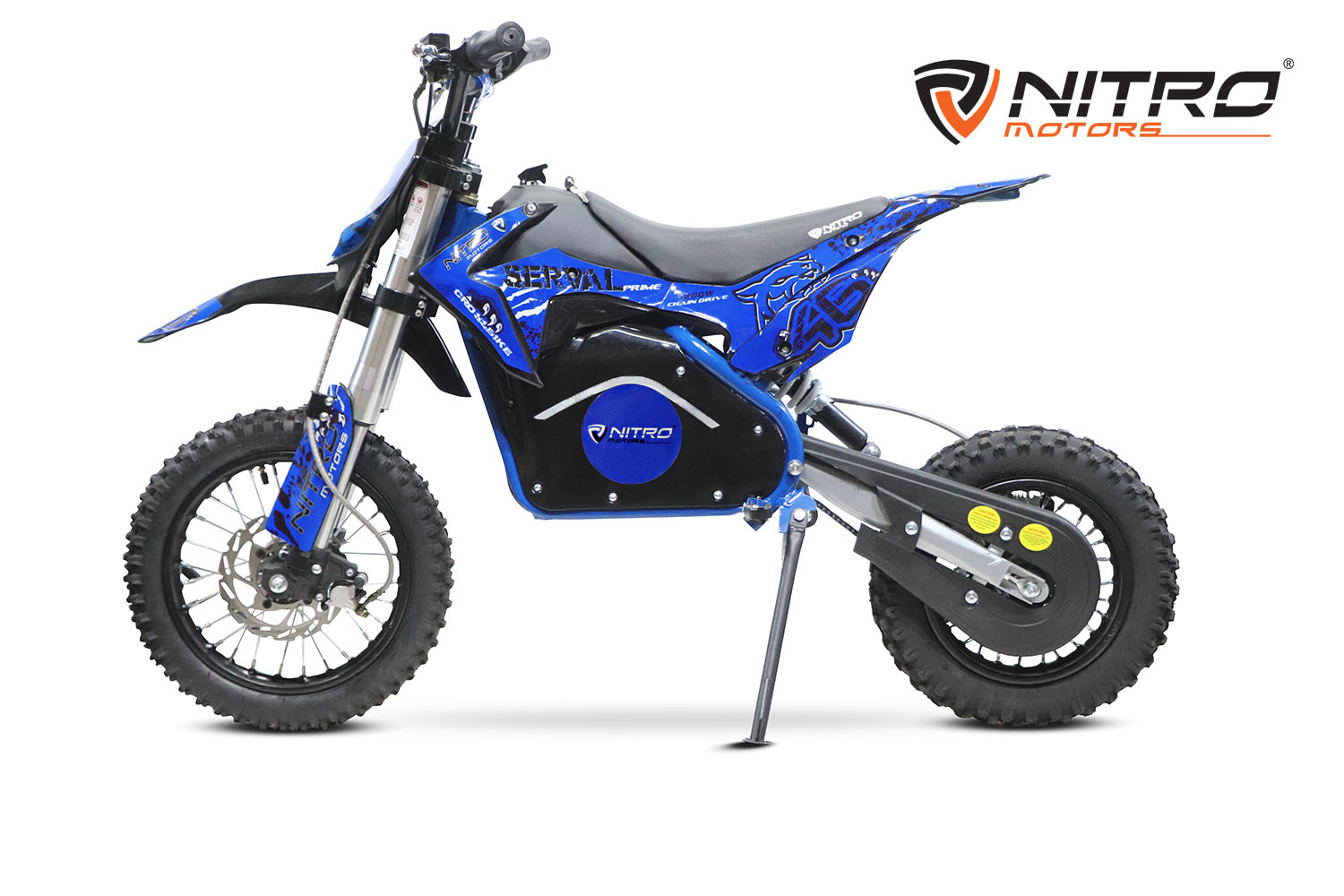 NITRO 1200W Serval Elektro 12/10 48V 15AH lithium Akku Elektro Dirtbike E-Cross Cross Bike