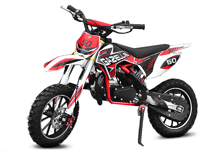 49cc Dirtbike Gazelle Deluxe E-Start Edition 49ccm Pocket Crossbike