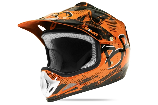 KIMO BRO Kinder Crosshelm Motocross Helm Sport Orange