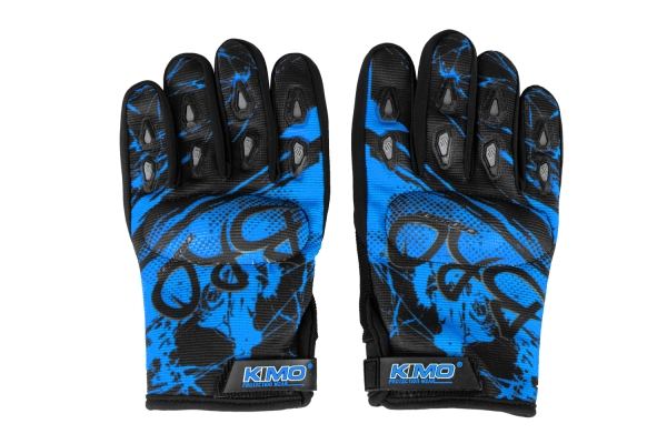 KIMO Kinder Handschuhe BRO mit Protektoren Blau