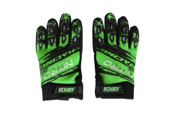 KIMO Kinder Handschuhe Racing Grün