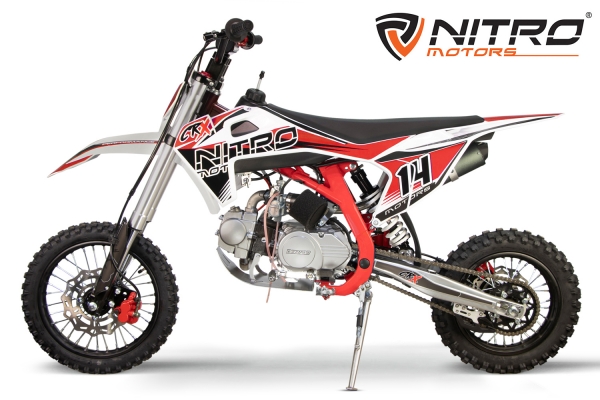 NITRO MOTORS 125cc midi Kinder Dirtbike CRX  Bro  14/12"