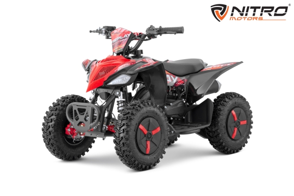 NITRO MOTORS 49cc mini Kinder Quad Replay E-Start Snowy-Profile L Sport 6"