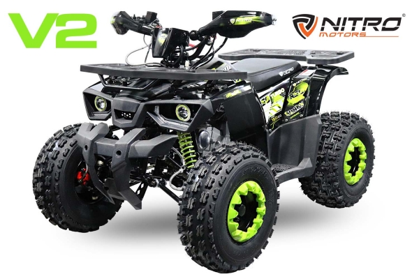 NITRO MOTORS 150cc midi Kinder Quad Rugby RS8-3G Platin