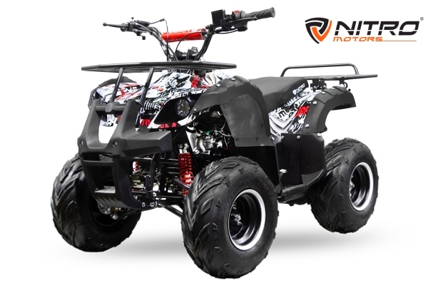 NITRO MOTORS 125cc midi Kinder Quad Toronto RS8-SA Sport Graffiti ALM