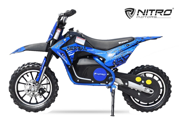 NITRO MOTORS 500W Eco mini Kinder Dirtbike Serval PRM 10"