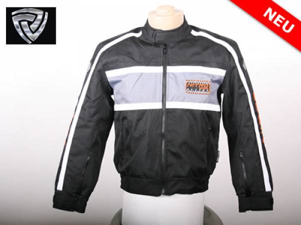 NITRO MOTORS Kinder Jacke Motocross Cordura Racing Schwarz