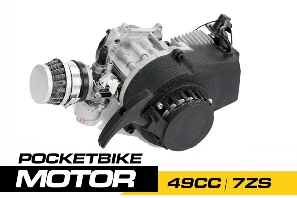 NITRO 49cc Pocketbike 7ZS Motoren  Easy Start