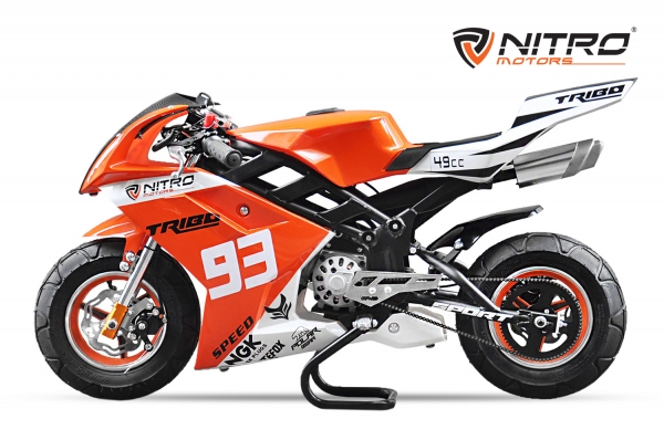 Nitro Motors 49cc mini Kinder Pocketbike Tribo CR PRM 6"