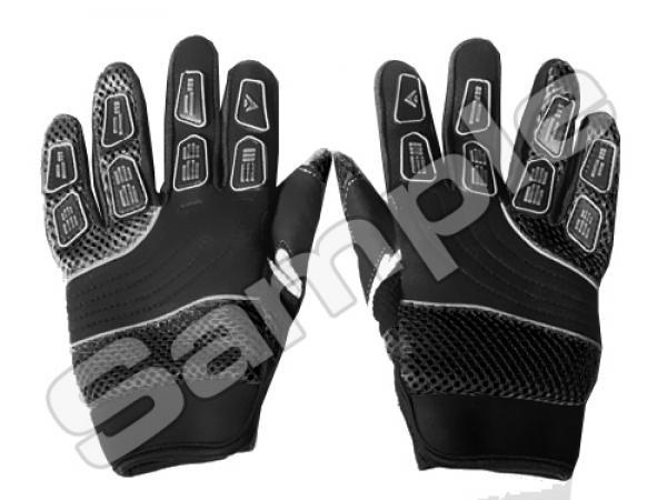 NITRO MOTORS Herren Motocross Handschuhe Schwarz