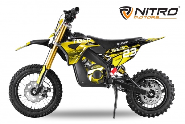 NITRO MOTORS 1000W Eco midi Kinder Dirtbike Tiger DLX 12"