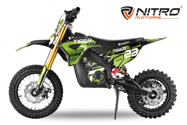 NITRO MOTORS 1000W Eco midi Kinder Dirtbike Tiger DLX 12"